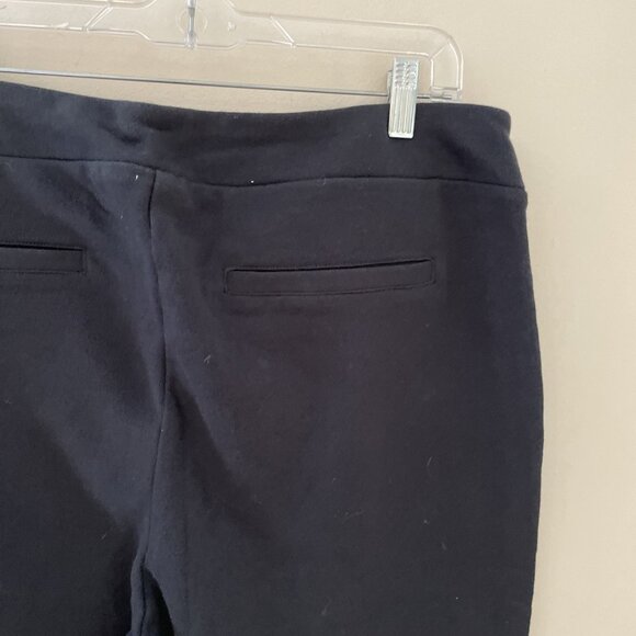 Soft Surroundings Straight Leg Crop Pull On Pants Size PXL Black French Terry - Picture 6 of 14